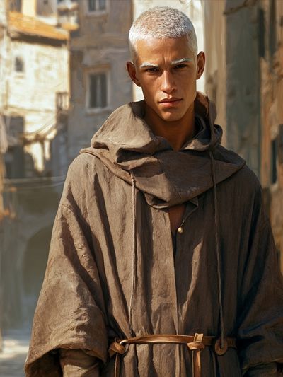 Monastic Portrait — Fine-Art Print. poster
