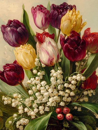 Tulip Bouquet — Fine Art Print. poster print
