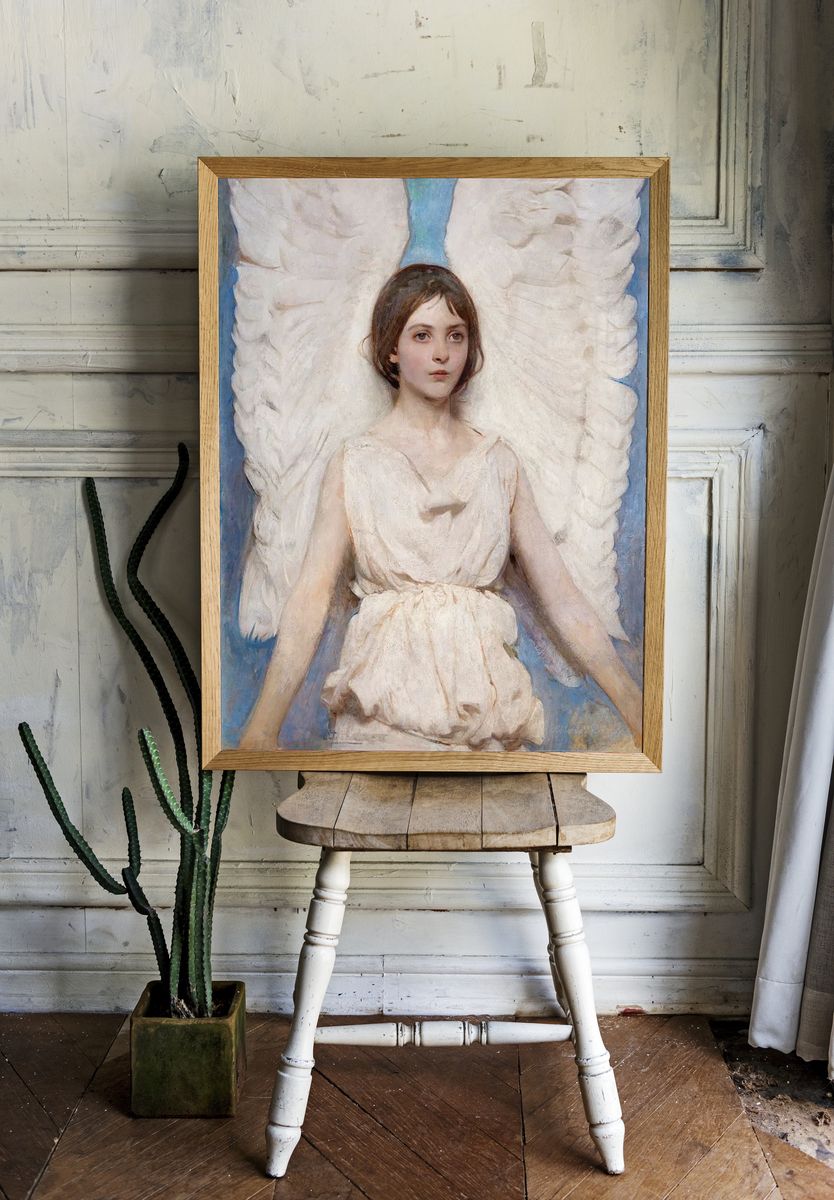 Angel (1887) painting high resolution. room preview