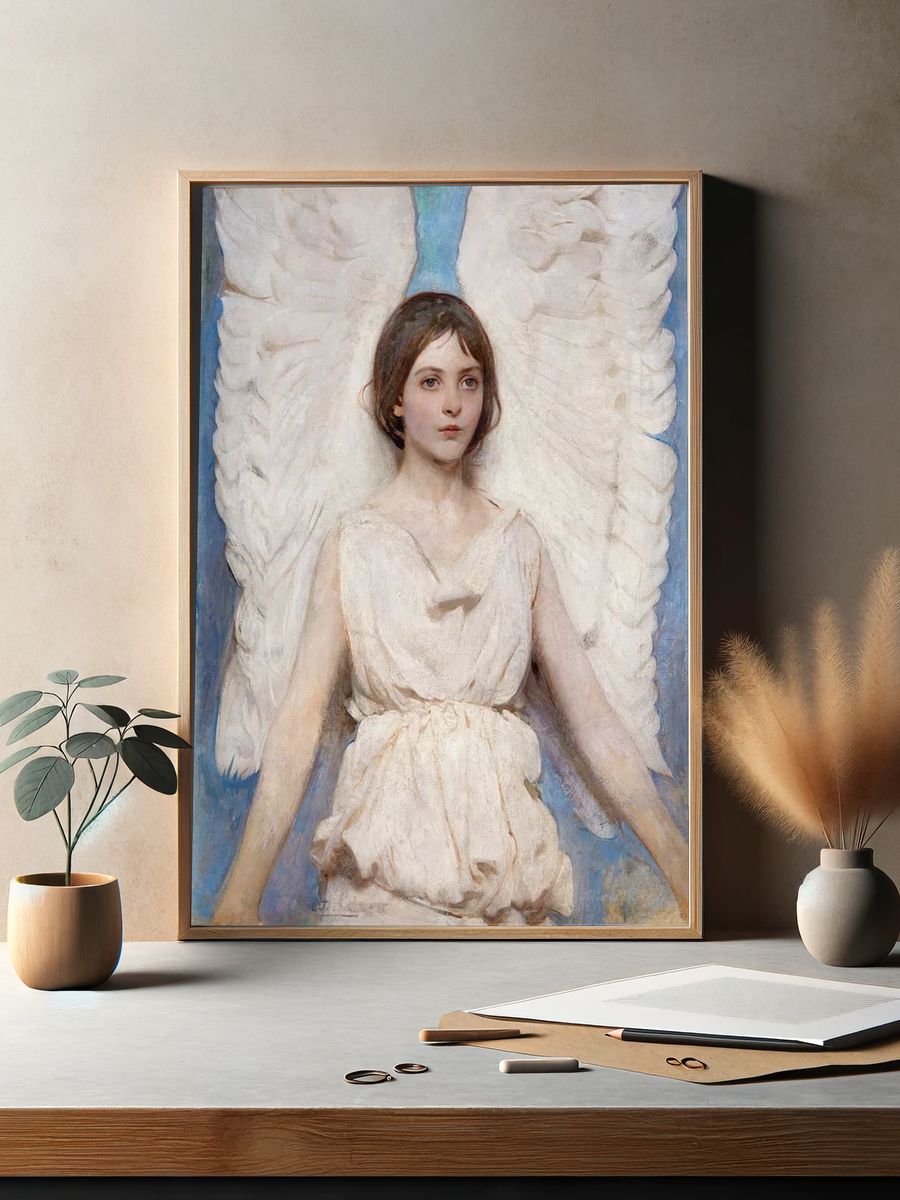 Angel (1887) painting high resolution. — room view 2