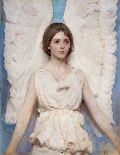 Angel (1887) painting high resolution.