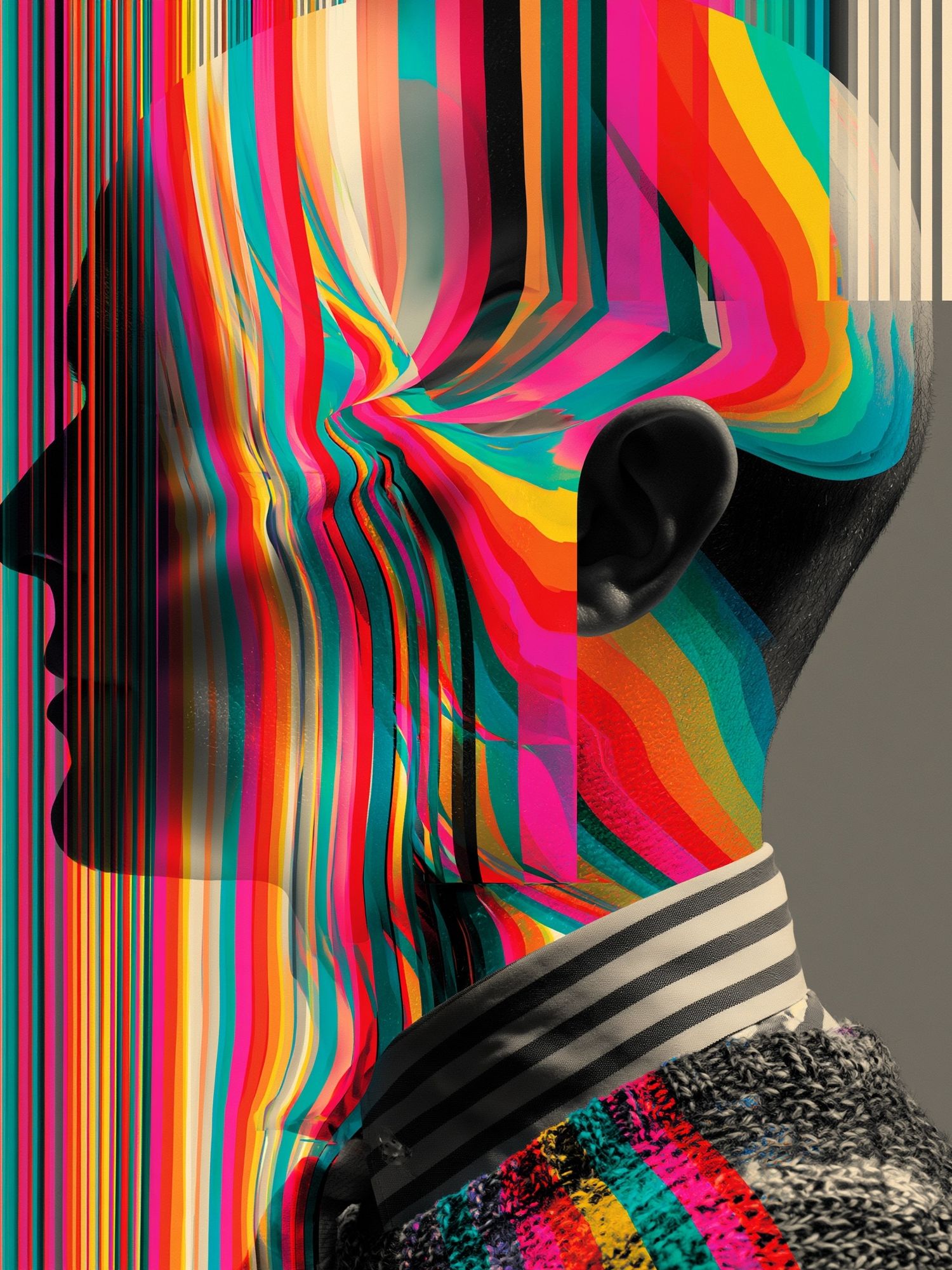 Chromatic Profile Abstract Print. poster detail