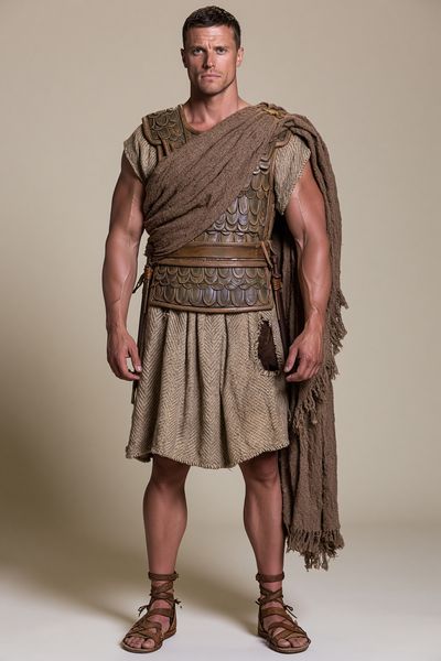 Ancient Warrior Portrait Poster.