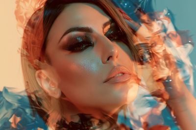 Dreamy Glam Portrait Poster.