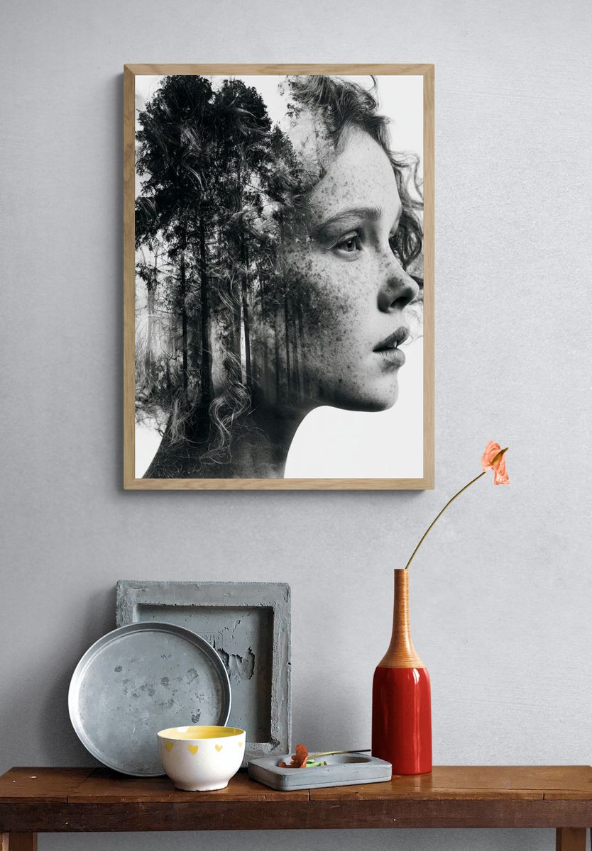 Forest Portrait Fine-Art Print. — room view 3