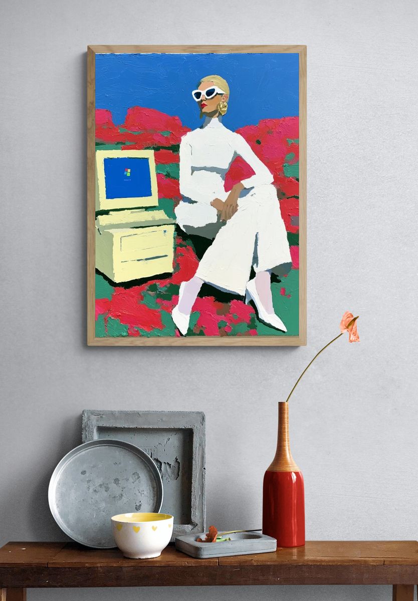 Fashion Figure Pop-Art Poster. — room view 3