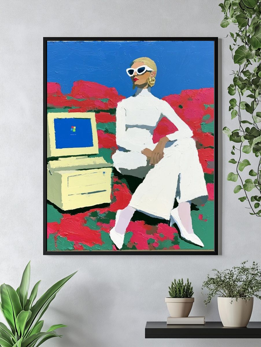 Fashion Figure Pop-Art Poster. — room view 4