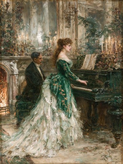 Elegant Opera Scene Fine-Art Print.