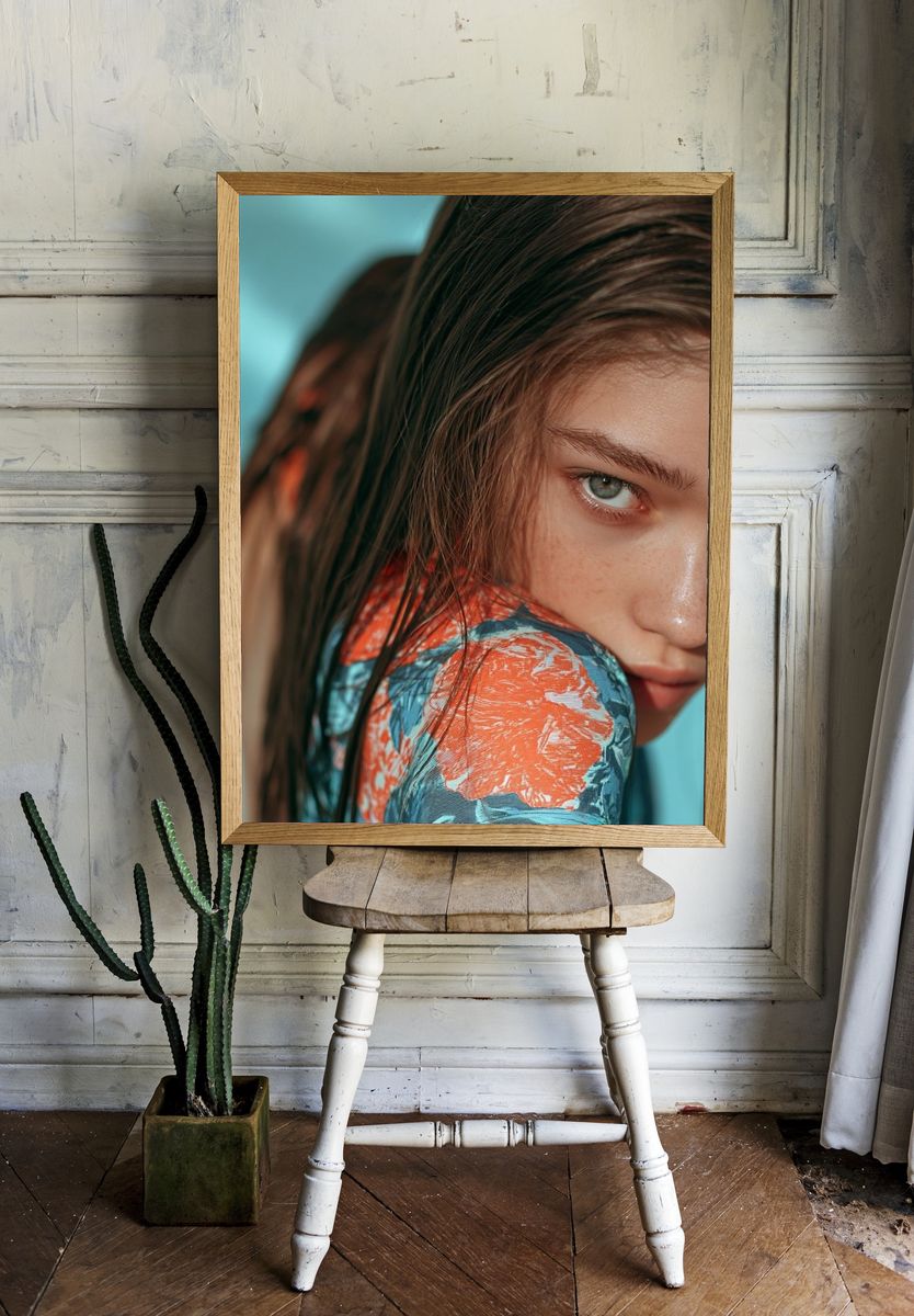Fashion Portrait Photography Poster. room preview