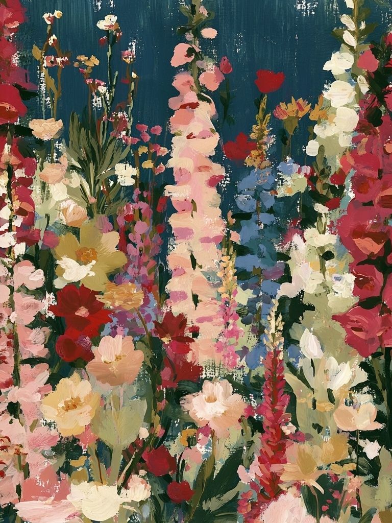 Wildflower Garden Fine-Art Poster. poster detail