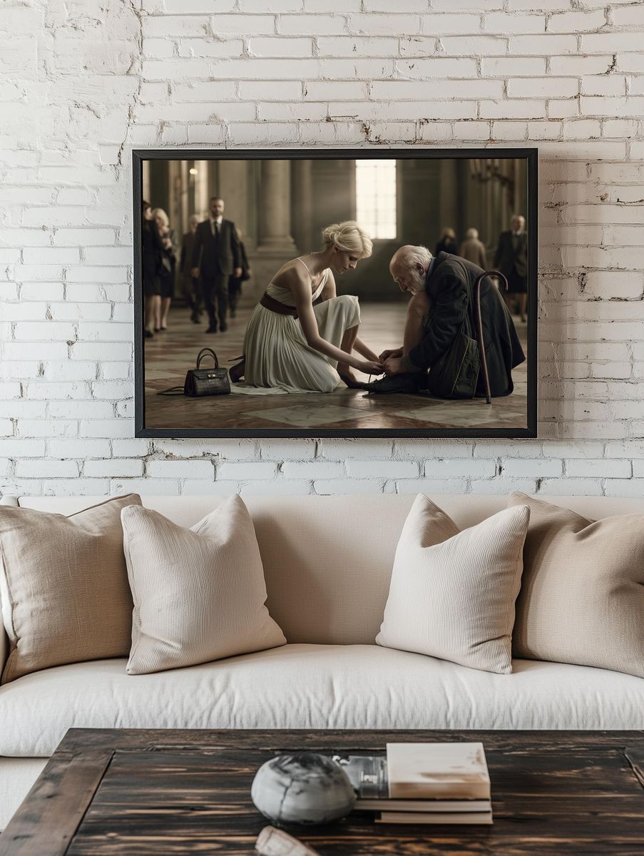 Quiet Devotion — Fine-Art Print. — room view 1
