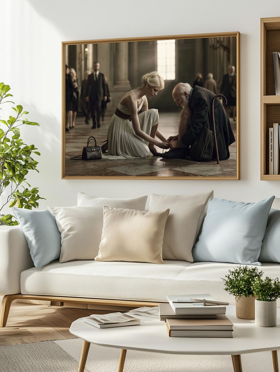 Quiet Devotion — Fine-Art Print. — room view 2