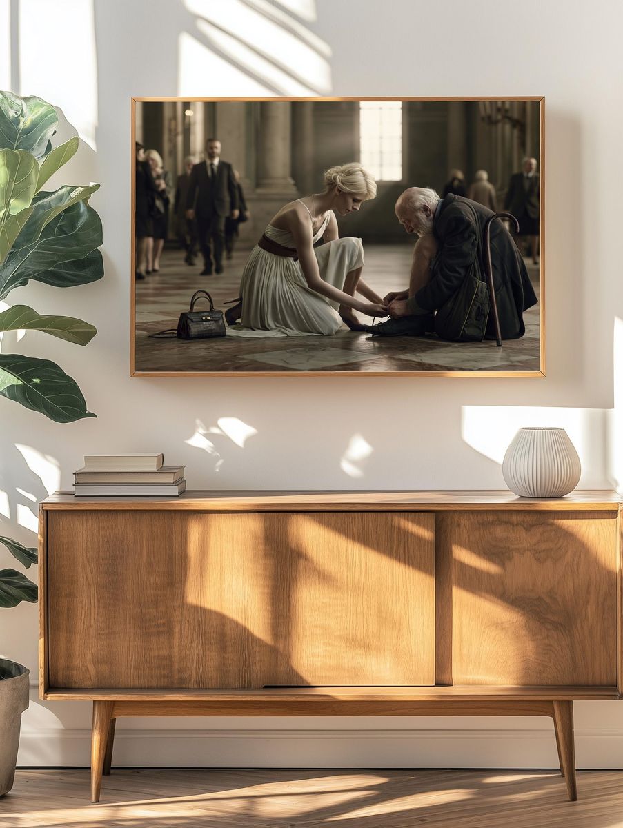 Quiet Devotion — Fine-Art Print. — room view 3