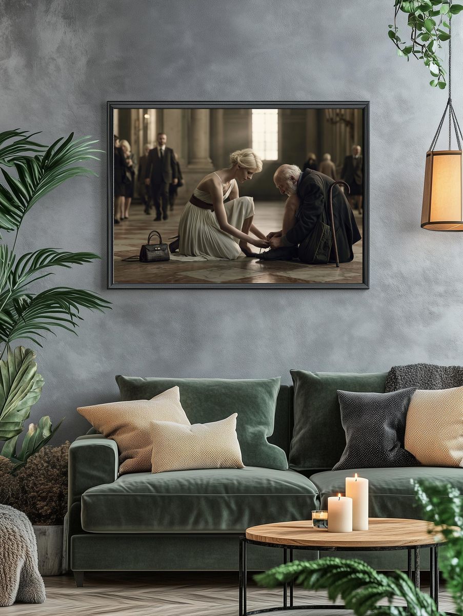 Quiet Devotion — Fine-Art Print. — room view 4