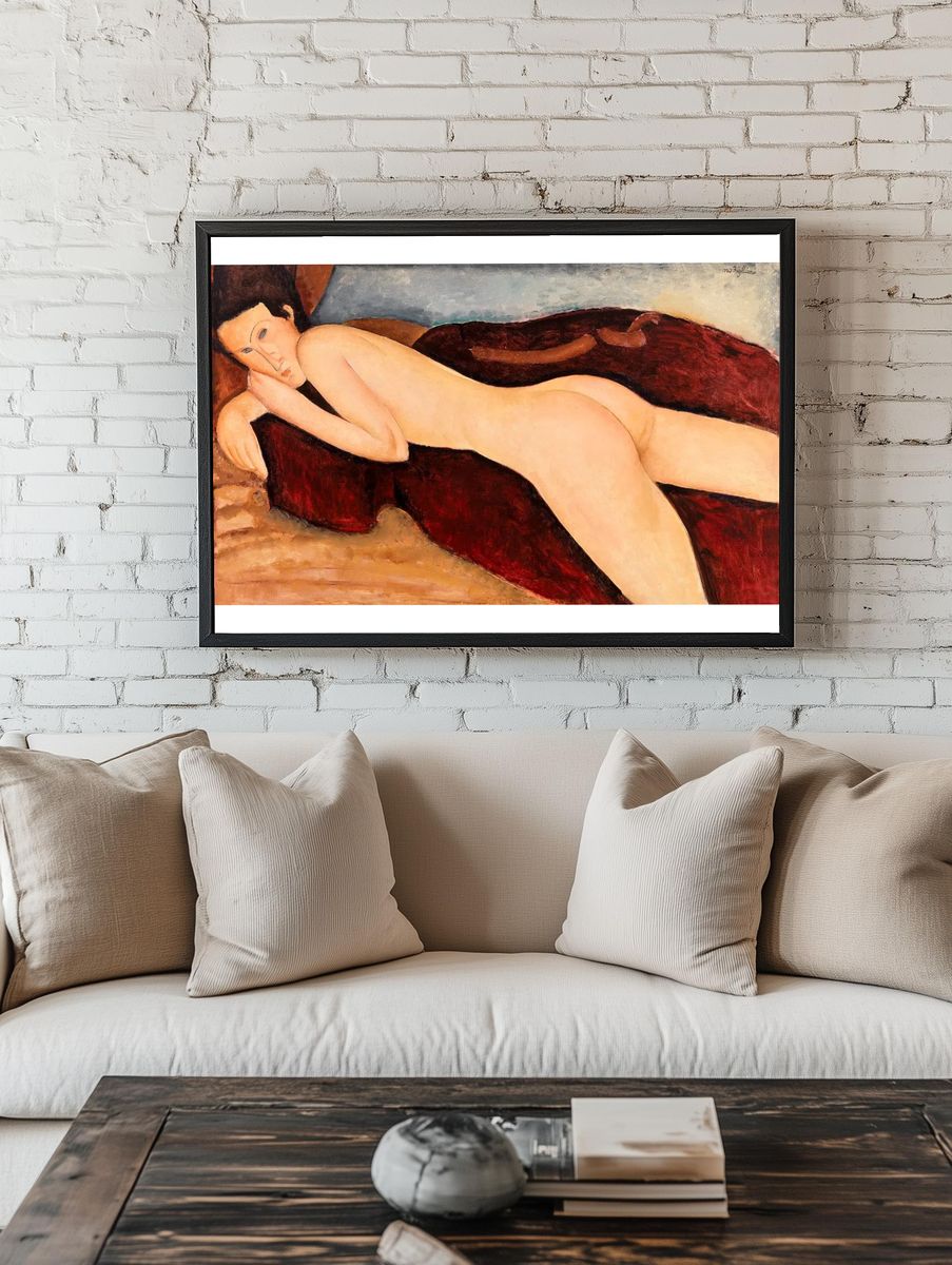 Amedeo Modigliani's Reclining Nude Back. — room view 1