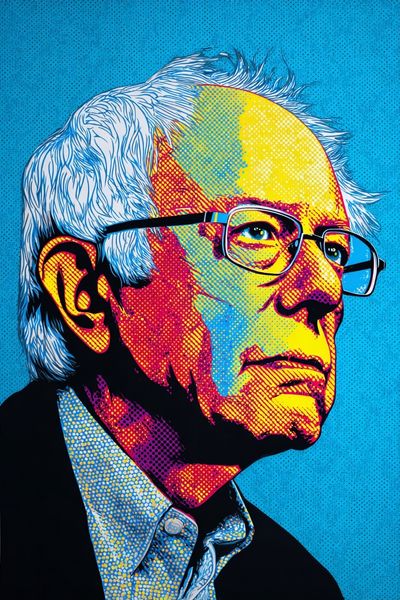 Bernie Sanders Pop Art Poster. poster print