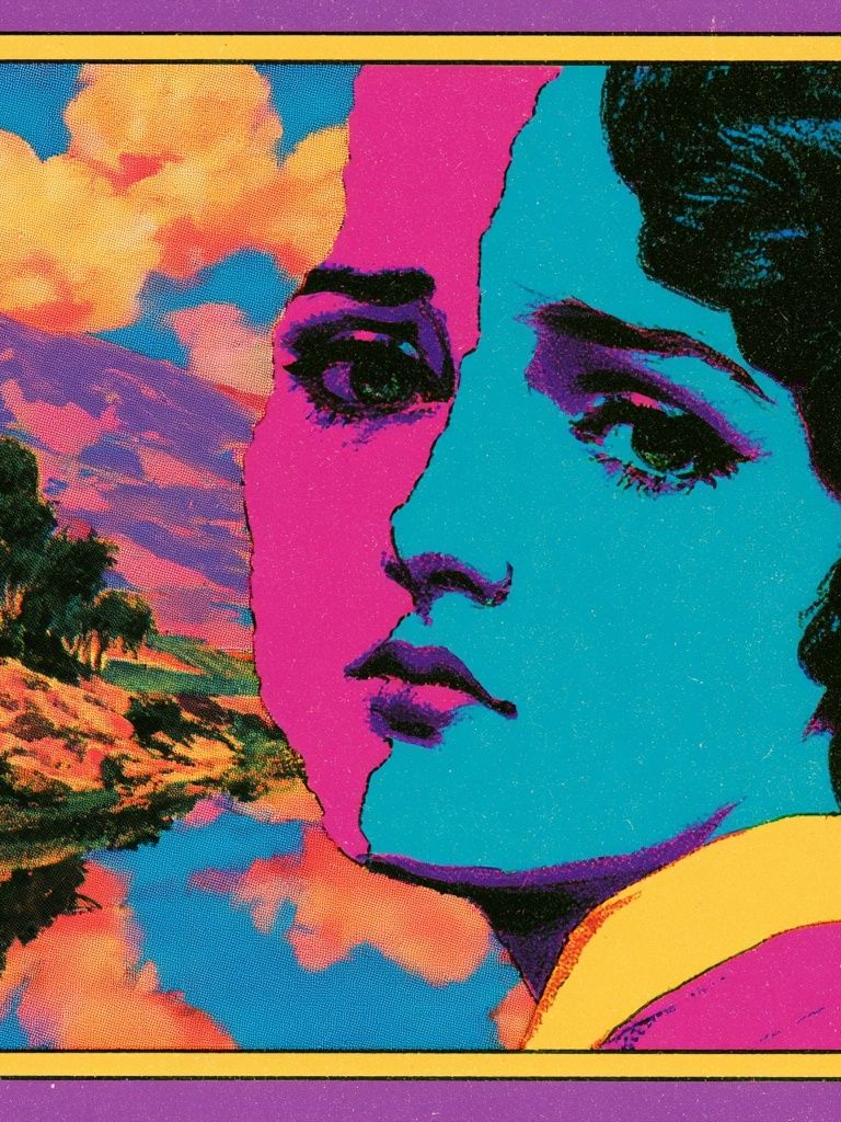 Pop Art Portrait Poster. poster detail