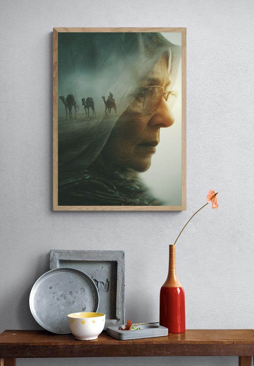 Desert Vision Portrait Print. — room view 3