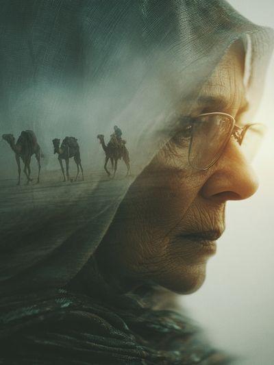 Desert Vision Portrait Print. poster print