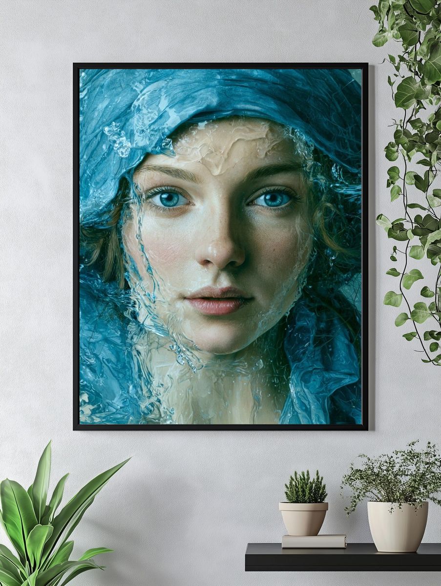 Aquatic Portrait Fine-Art Print. — room view 4