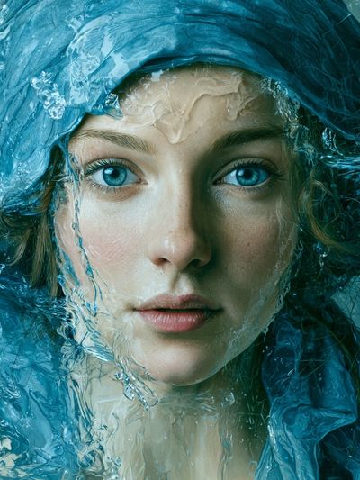Aquatic Portrait Fine-Art Print. poster