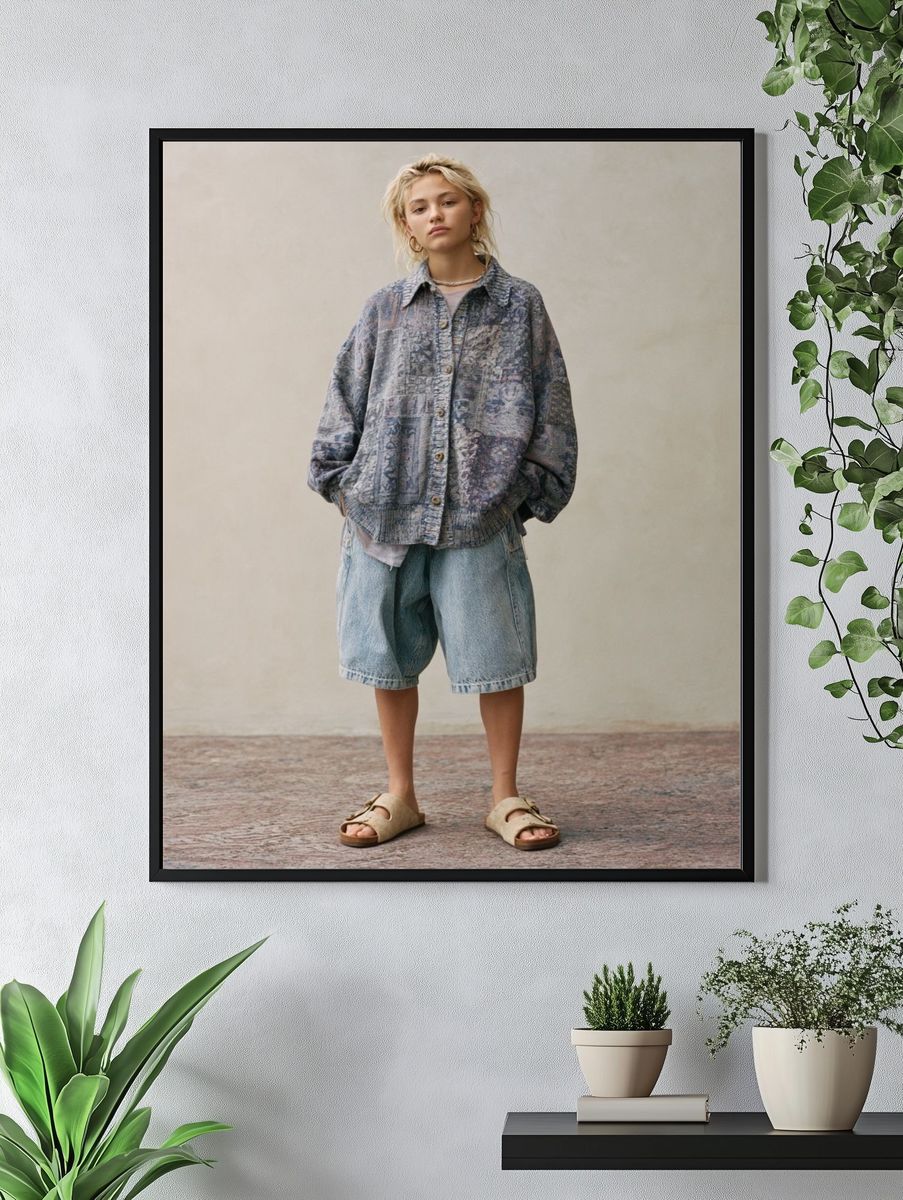 Fashion Portrait Photography Poster. — room view 4