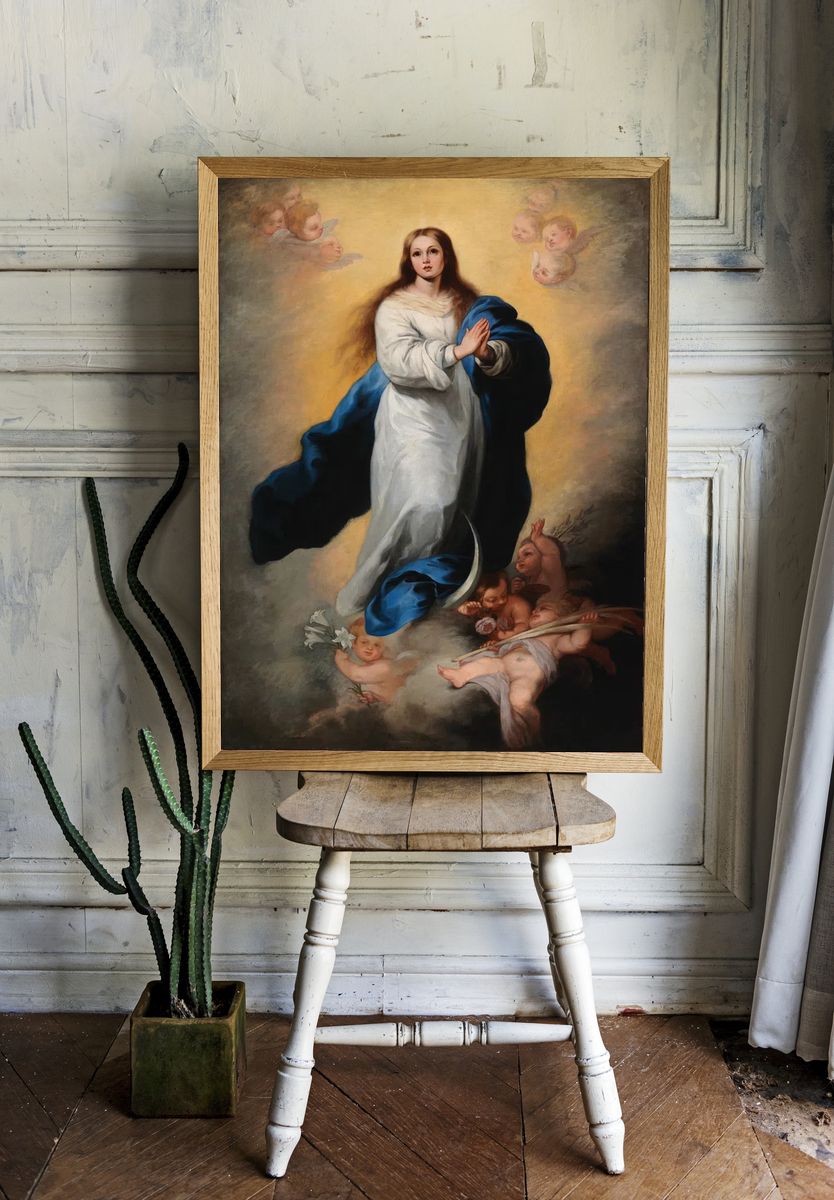 The Assumption of the Virgin — Fine Art Print. — room view 1