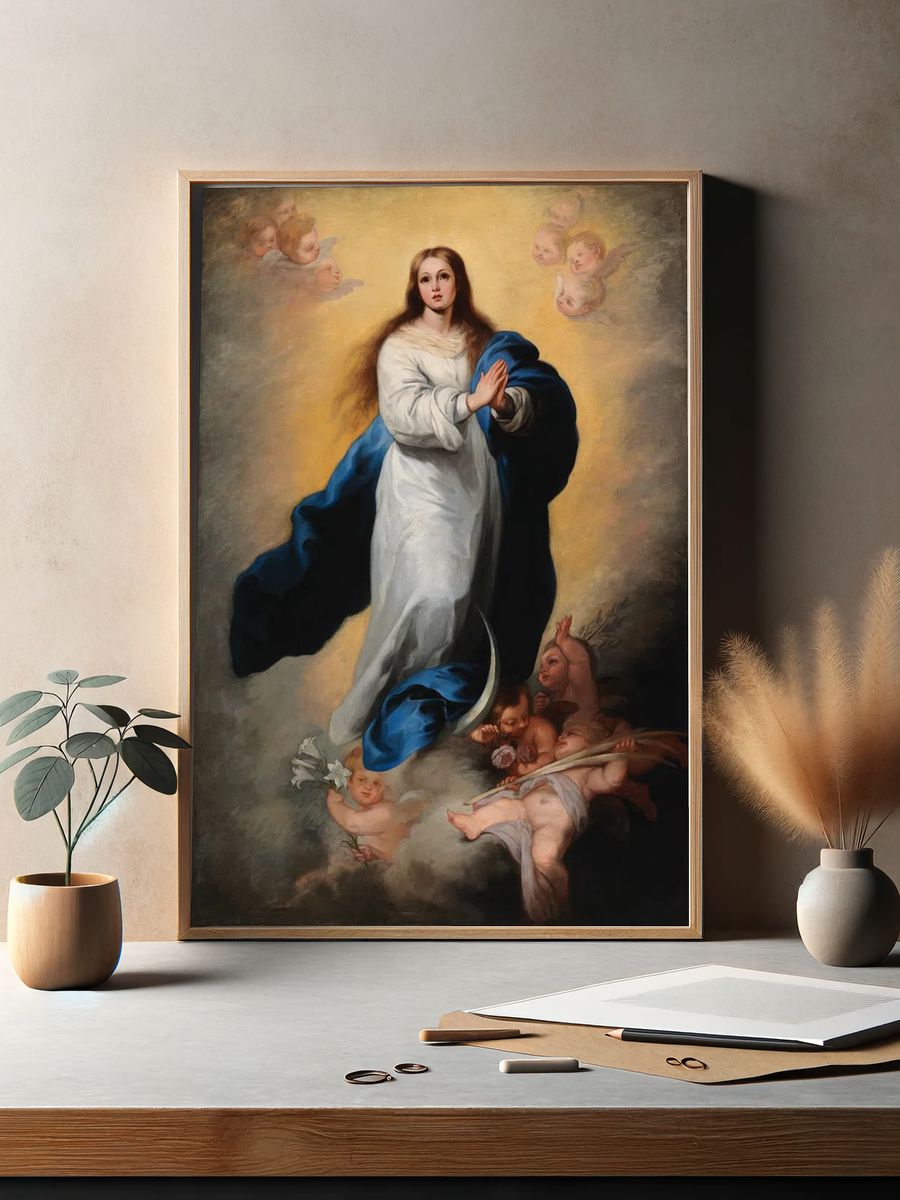 The Assumption of the Virgin — Fine Art Print. — room view 2