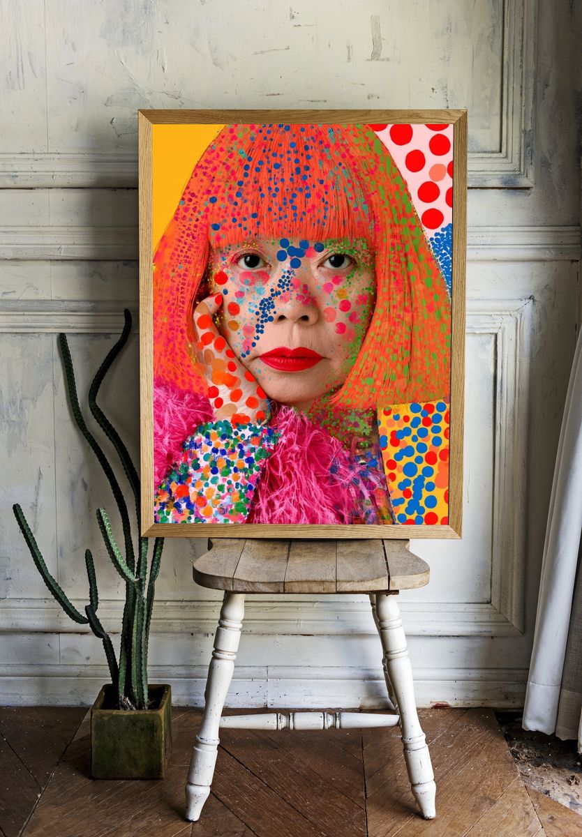 Pop Art Portrait Poster. room preview