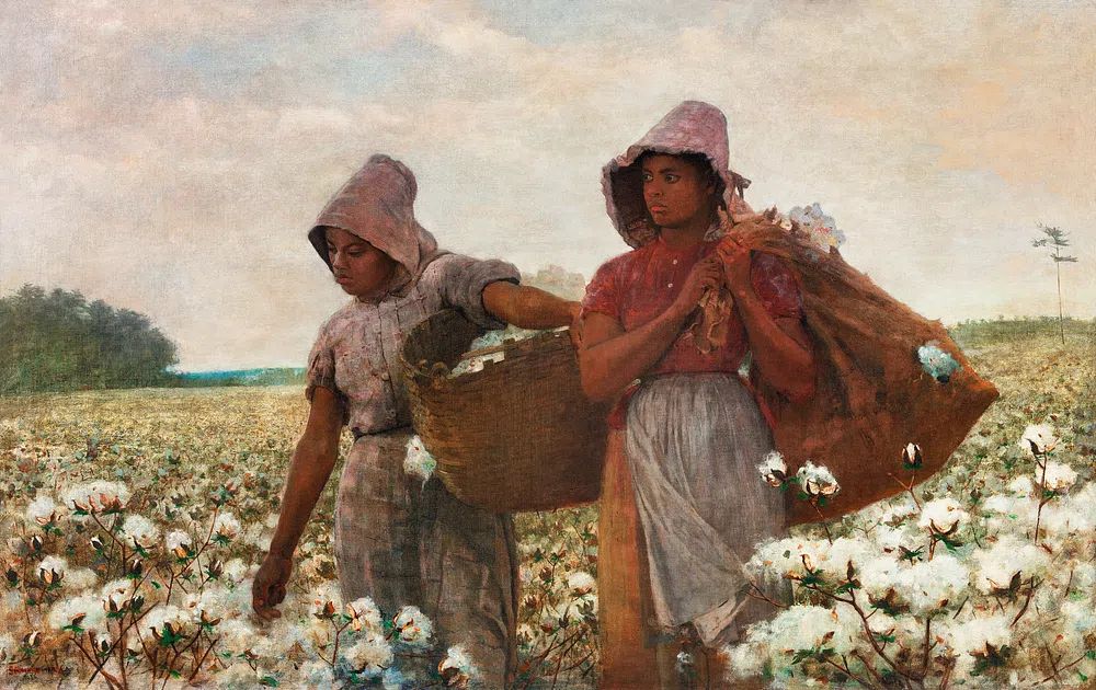 Cotton Pickers (1876) Winslow Homer. poster detail