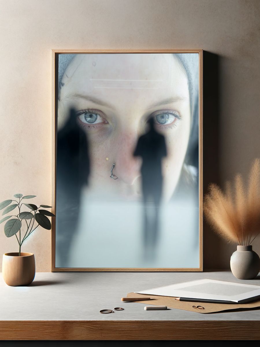 Introspective Portrait — Fine Art Print. — room view 2