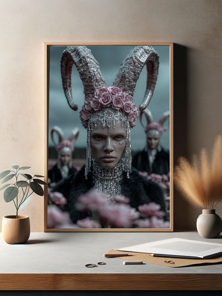 Mystical Elegance — Fine Art Print. — room view 2