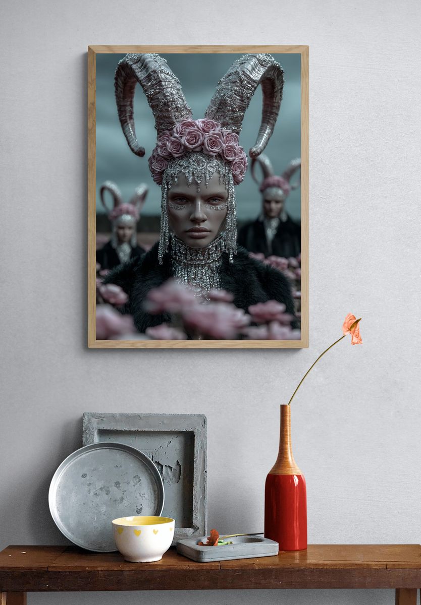 Mystical Elegance — Fine Art Print. — room view 3