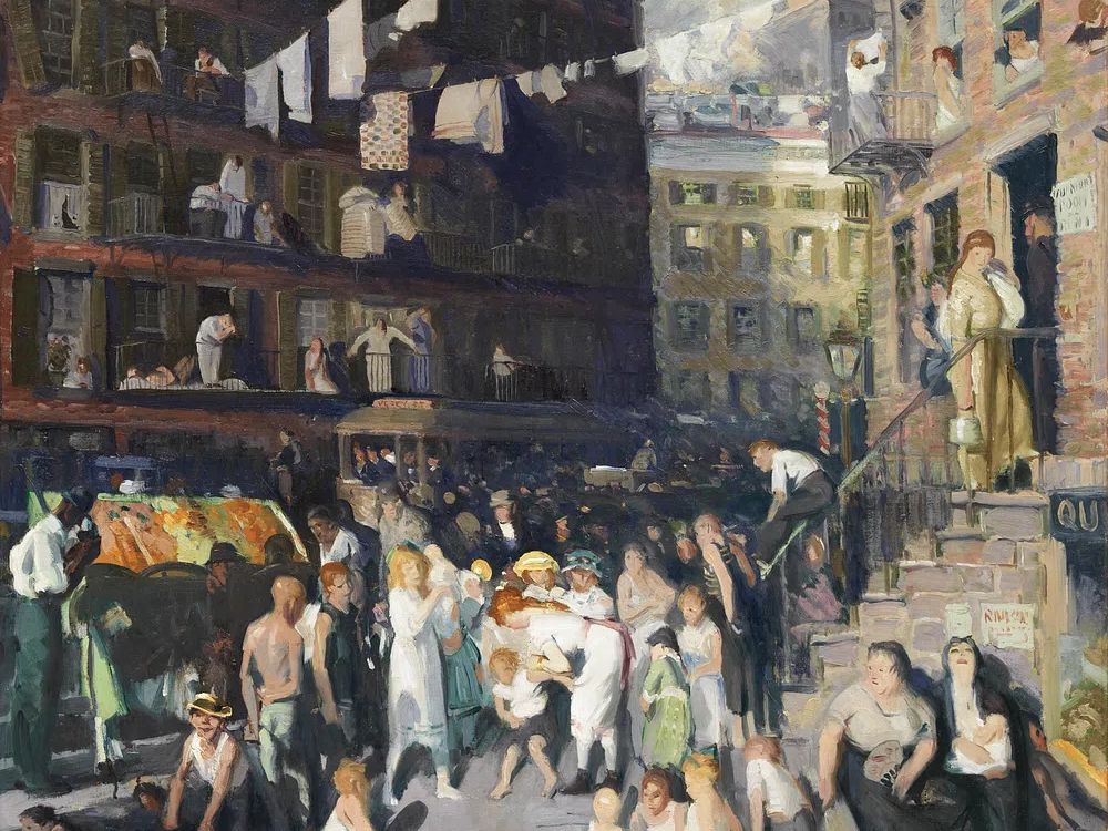 Urban Life in the 1930s — Fine Art Print. poster — fine-art art