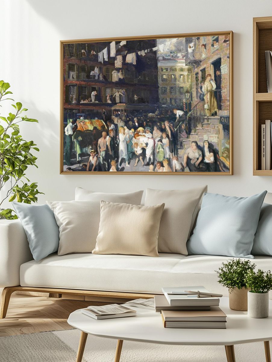 Urban Life in the 1930s — Fine Art Print. — room view 2