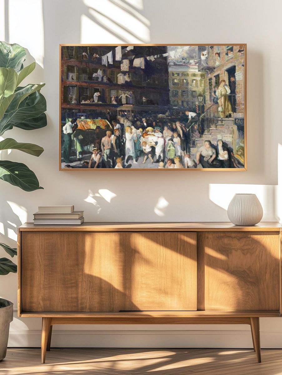 Urban Life in the 1930s — Fine Art Print. — room view 3