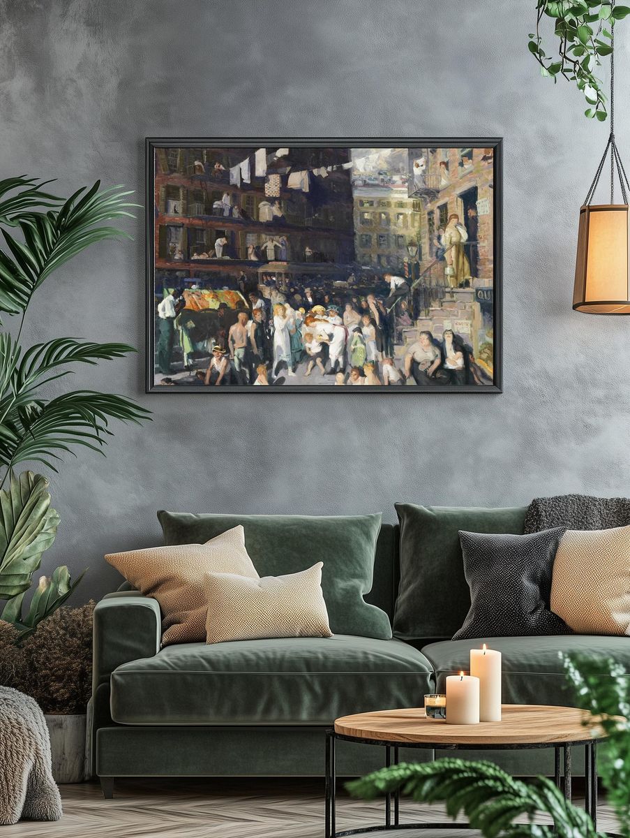 Urban Life in the 1930s — Fine Art Print. — room view 4