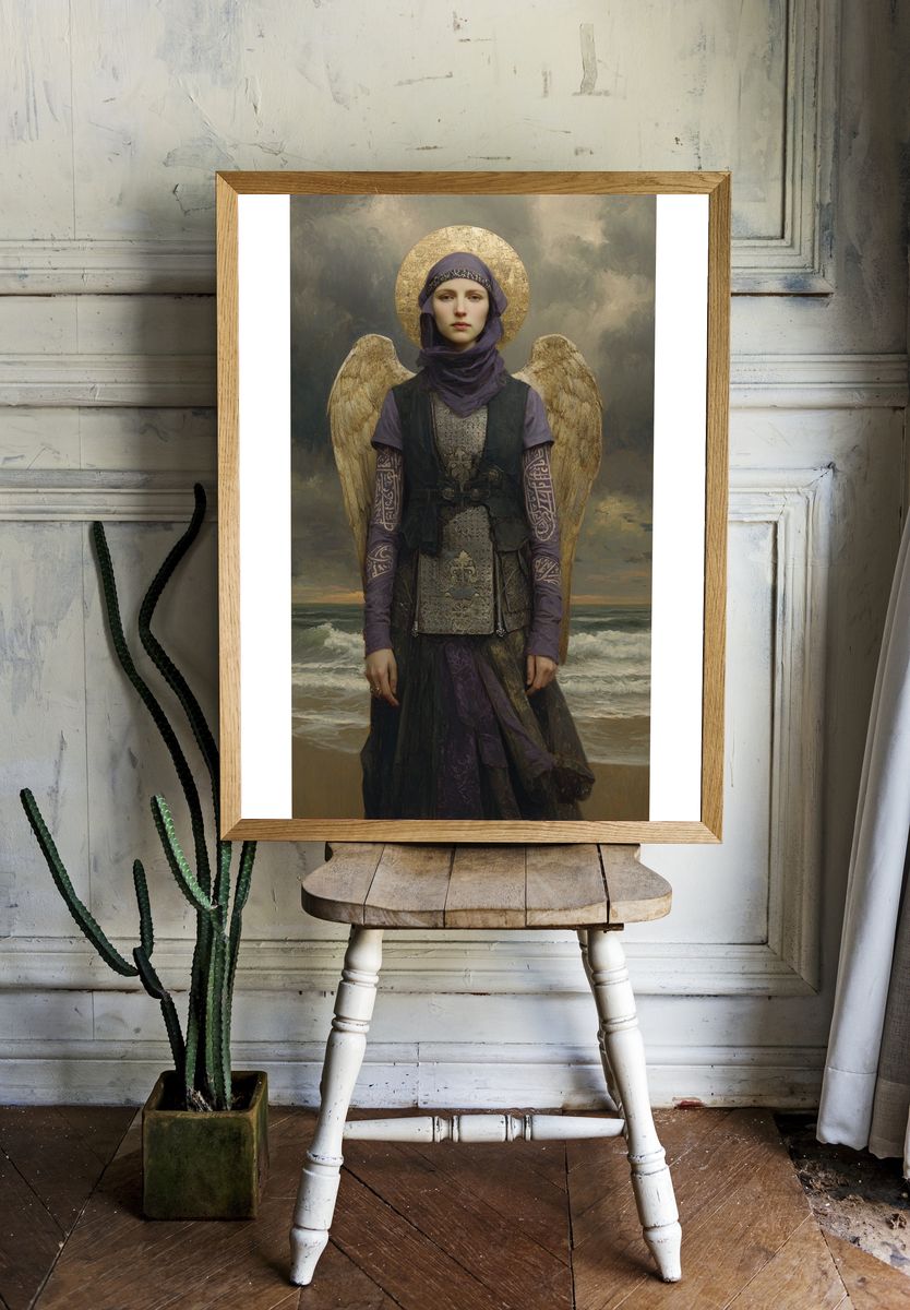 Mystic Angel Portrait Fine-Art Print. — room view 1