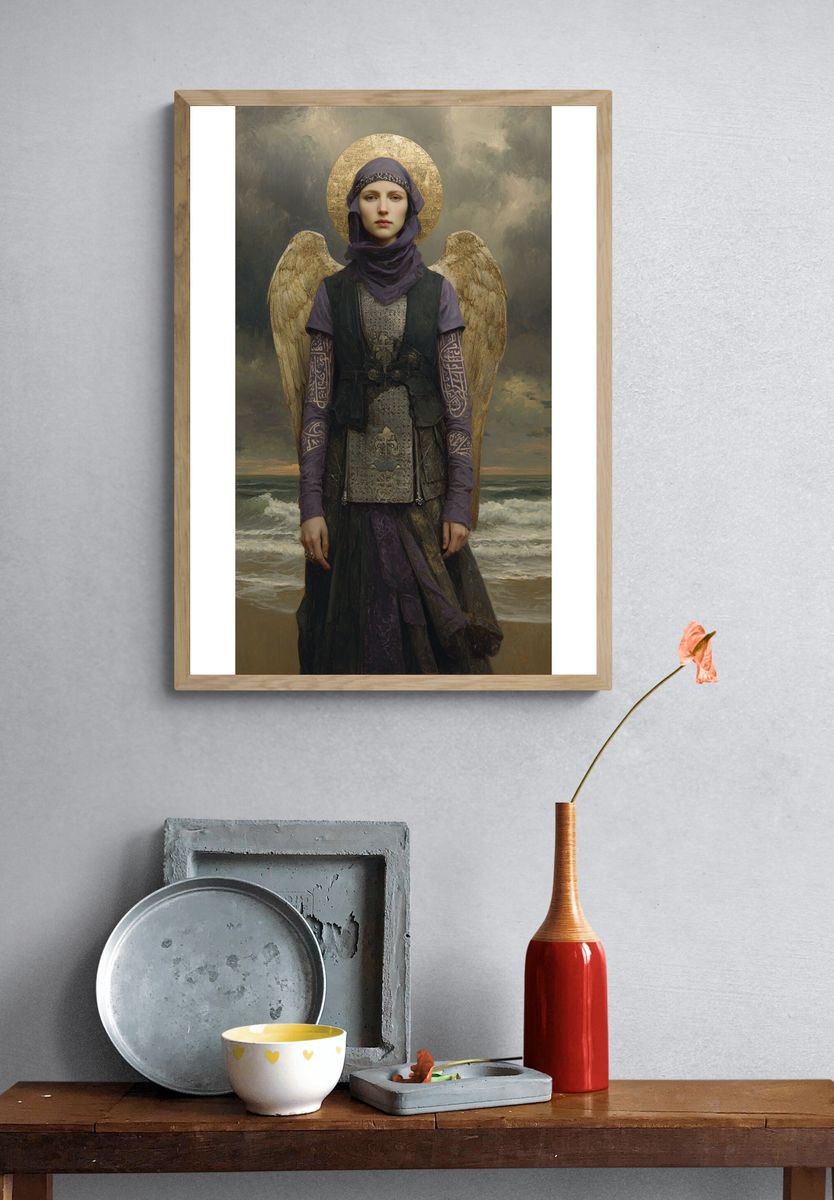 Mystic Angel Portrait Fine-Art Print. — room view 3