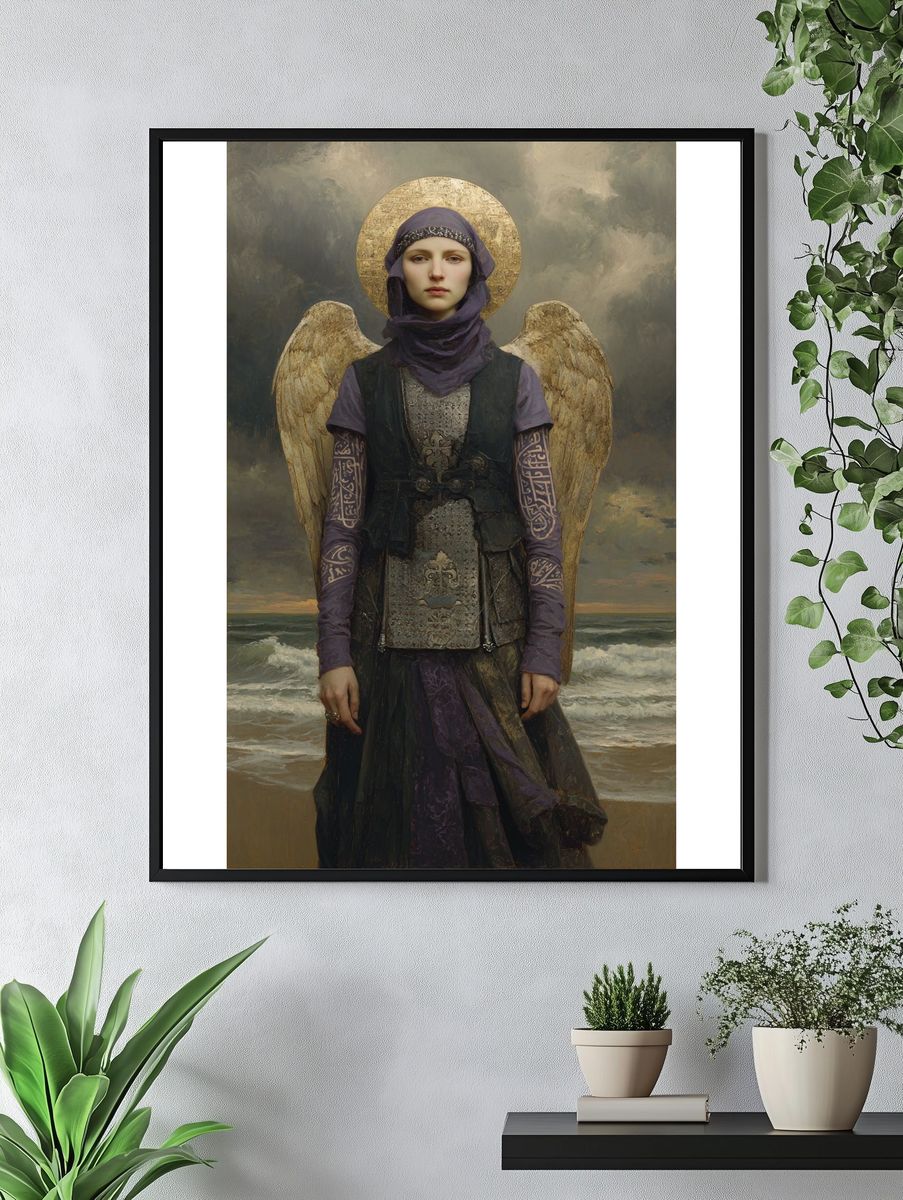 Mystic Angel Portrait Fine-Art Print. — room view 4