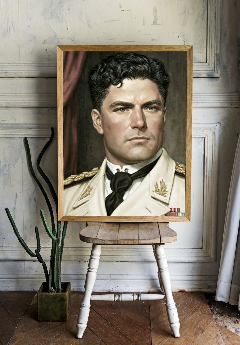 Military Portrait Fine-Art Poster. — room view 1