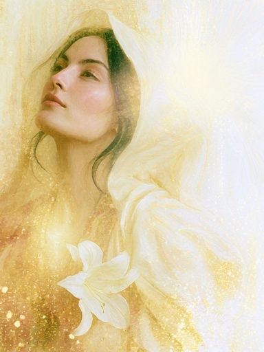 Golden Veil Portrait Print. poster detail