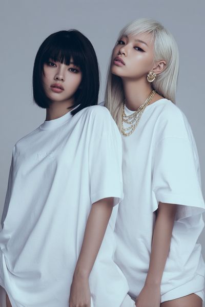 Fashion Portrait Duo Poster. poster