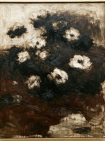 Dark Floral Still Life Poster. poster — fine-art art