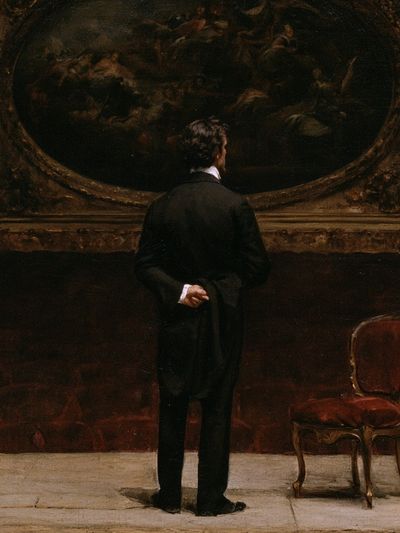 Museum Visitor Fine-Art Print.