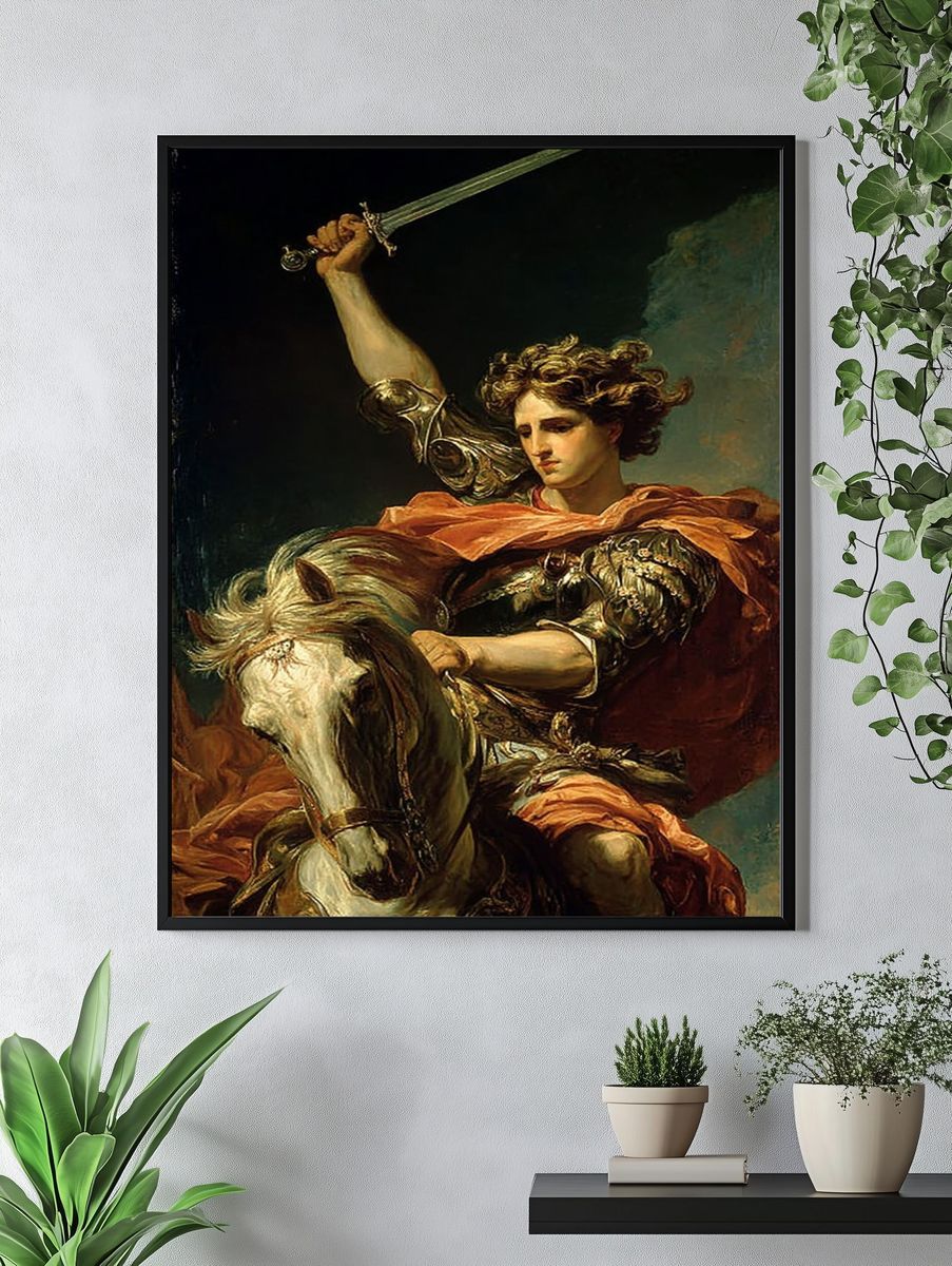 Knight on Horseback Fine-Art Print. — room view 4