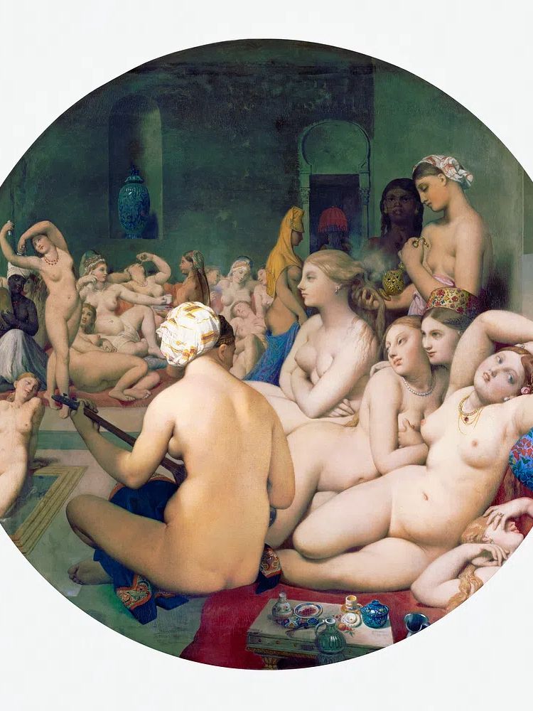 Jean Auguste Dominique Ingres 's. poster — fine-art art