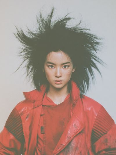 Avant-Garde Fashion Portrait Poster. poster