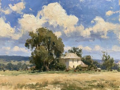 Countryside Clouds Fine-Art Print. poster