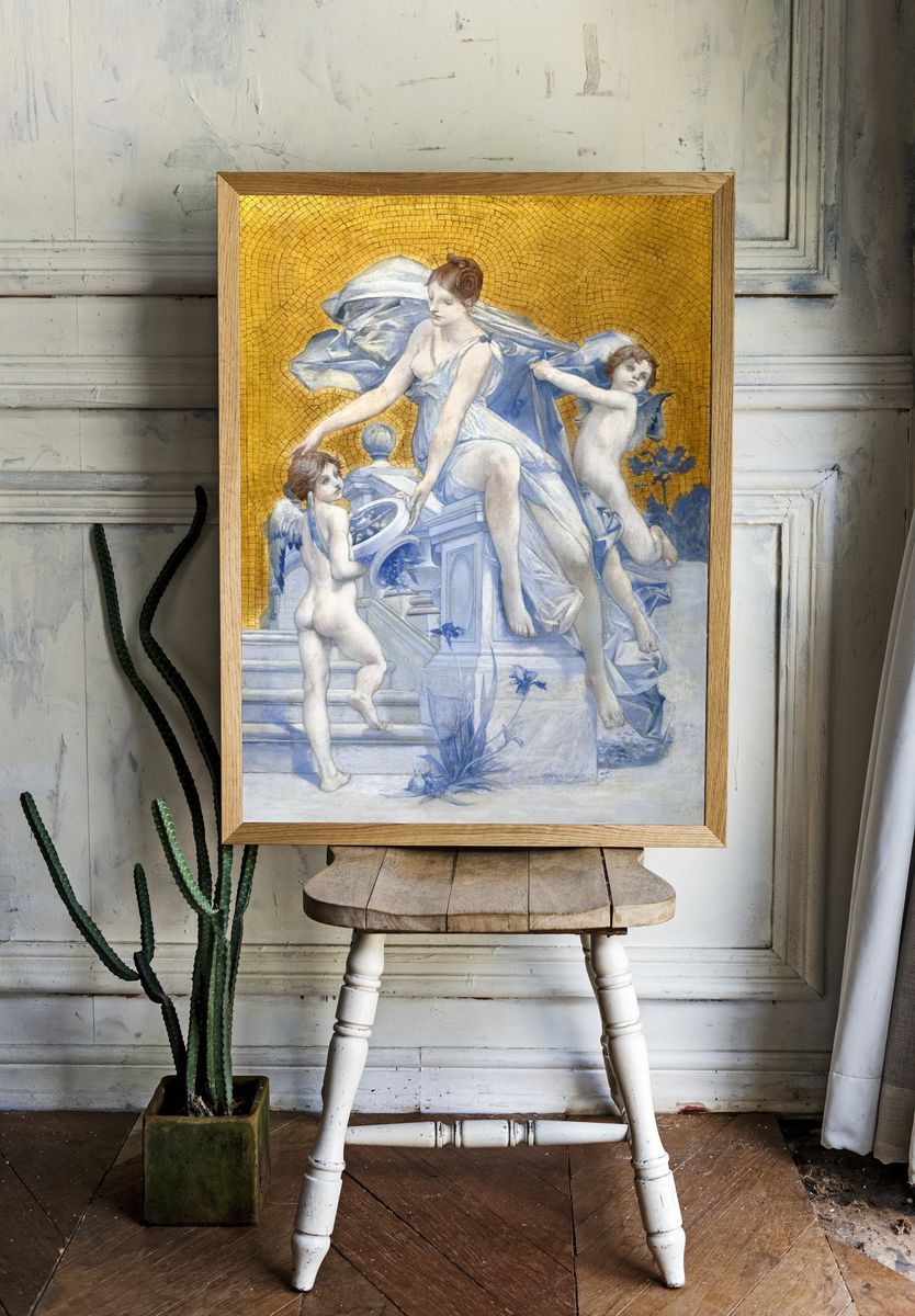 Allegory Fortune (1896) painting high. — room view 1